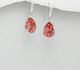 Sparkle by 7K - 925 Sterling Silver Hook Earrings Decorated with Fine Austrian Crystals
