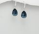 Sparkle by 7K - 925 Sterling Silver Hook Earrings Decorated with Fine Austrian Crystals