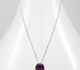 Sparkle by 7K - 925 Sterling Silver Necklace Decorated with Fine Austrian Crystal
