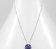 Sparkle by 7K - 925 Sterling Silver Necklace Decorated with Fine Austrian Crystal