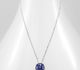 Sparkle by 7K - 925 Sterling Silver Necklace Decorated with Fine Austrian Crystal