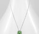 Sparkle by 7K - 925 Sterling Silver Necklace Decorated with Fine Austrian Crystal