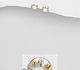 Sparkle by 7K - 925 Sterling Silver Push-Back Earrings Decorated with Fine Austrian Crystals