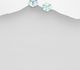 Sparkle by 7K - 925 Sterling Silver Push-Back Earrings Decorated with Fine Austrian Crystals