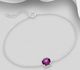 Sparkle by 7K - 925 Sterling Silver Bracelet, Decorated with Various Fine Austrian Crystal
