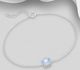 Sparkle by 7K - 925 Sterling Silver Bracelet, Decorated with Various Fine Austrian Crystal