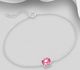 Sparkle by 7K - 925 Sterling Silver Bracelet, Decorated with Various Fine Austrian Crystal
