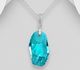 Sparkle by 7K - 925 Sterling Silver Pendant, Decorated with CZ Simulated Diamonds and Various Fine Austrian Crystal