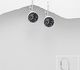 Sparkle by 7K - 925 Sterling Silver Lever Back Earrings Decorated with Fine Austrian Crystals