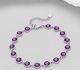 Sparkle by 7K - 925 Sterling Silver Bracelet Decorated with Fine Austrian Crystal