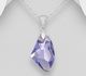 Sparkle by 7K - 925 Sterling Silver Pendant, Decorated with Various Fine Austrian Crystal