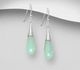 Sparkle by 7K - 925 Sterling Silver Hook Earrings Decorated with Fine Austrian Crystals