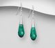 Sparkle by 7K - 925 Sterling Silver Hook Earrings Decorated with Fine Austrian Crystals