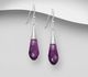 Sparkle by 7K - 925 Sterling Silver Hook Earrings Decorated with Fine Austrian Crystals