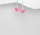 Sparkle by 7K - 925 Sterling Silver Heart Push-Back Earrings Decorated with CZ Simulated Diamonds and Fine Austrian Crystals