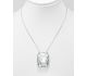 Sparkle by 7K - 925 Sterling Silver Necklace Decorated with Fine Austrian Crystal