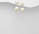 Sparkle by 7K - 925 Sterling Silver Push-Back Earrings Decorated with Fine Austrian Crystals