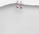 Sparkle by 7K - 925 Sterling Silver Push-Back Earrings Decorated with Fine Austrian Crystal