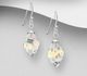 Sparkle by 7K - 925 Sterling Silver Hook Earrings Decorated with Fine Austrian Crystals