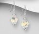 Sparkle by 7K - 925 Sterling Silver Hook Earrings Decorated with Fine Austrian Crystals