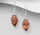 Sparkle by 7K - 925 Sterling Silver Hook Earrings Decorated with Fine Austrian Crystals