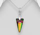 Sparkle by 7K - 925 Sterling Silver Pendant, Decorated with CZ Simulated Diamonds and Various Fine Austrian Crystal