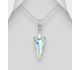 Sparkle by 7K - 925 Sterling Silver Pendant, Decorated with CZ Simulated Diamonds and Various Fine Austrian Crystal