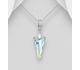 Sparkle by 7K - 925 Sterling Silver Pendant, Decorated with CZ Simulated Diamonds and Various Fine Austrian Crystal