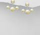 Sparkle by 7K - 925 Sterling Silver Earrings Push-Back Decorated with Fine Austrian Crystals