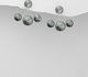 Sparkle by 7K - 925 Sterling Silver Earrings Push-Back Decorated with Fine Austrian Crystals