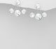 Sparkle by 7K - 925 Sterling Silver Earrings Push-Back Decorated with Fine Austrian Crystals