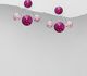 Sparkle by 7K - 925 Sterling Silver Earrings Push-Back Decorated with Fine Austrian Crystals