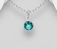 Sparkle by 7K - 925 Sterling Silver Pendant, Decorated with Various Fine Austrian Crystal