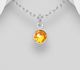 Sparkle by 7K - 925 Sterling Silver Pendant, Decorated with Various Fine Austrian Crystal