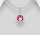 Sparkle by 7K - 925 Sterling Silver Pendant, Decorated with Various Fine Austrian Crystal