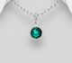 Sparkle by 7K - 925 Sterling Silver Pendant, Decorated with Various Fine Austrian Crystal