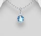 Sparkle by 7K - 925 Sterling Silver Pendant, Decorated with Various Fine Austrian Crystal