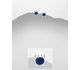 925 Sterling Silver Owl Push-Back Earrings Decorated With Colored Enamel