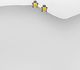 925 Sterling Silver Penguin Push-Back Earrings Decorated With Colored Enamel
