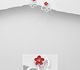 925 Sterling Silver Butterfly & Flower Push-Back Earrings Decorated With Colored Enamel