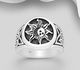 925 Sterling Silver Celtic and Sun Ring