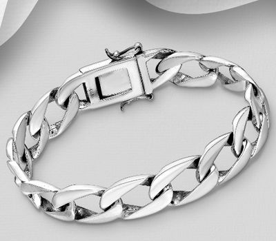 Şəkli böyütmək üçün tiklayın 925 Sterling Silver Bracelet