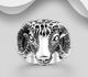 925 Sterling Silver Oxidized Sheep Ring