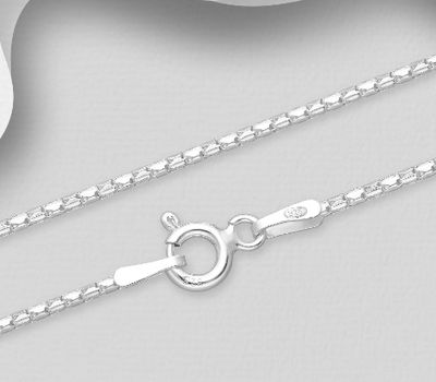 925 Sterling Silver Chain, 1.20 mm Wide.