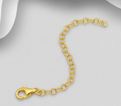 Malın səhifəsinə keç 925 Sterling Silver Findings, Plated with 1 Micron 18K Yellow Gold, 6 mm Wide.