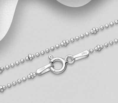 ITALIAN DELIGHT - 925 Sterling Silver Chain, 1.8 mm Wide, Made in Italy