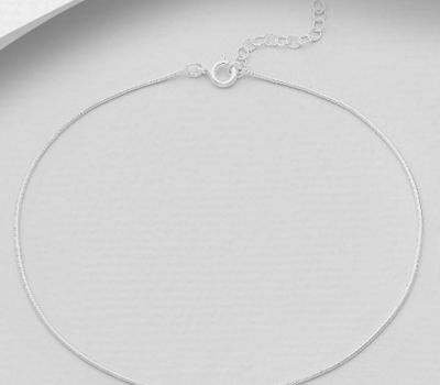 Şəkli böyütmək üçün tiklayın 925 Sterling Silver Anklet