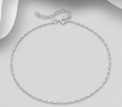 Şəkli böyütmək üçün tiklayın 925 Sterling Silver Anklet