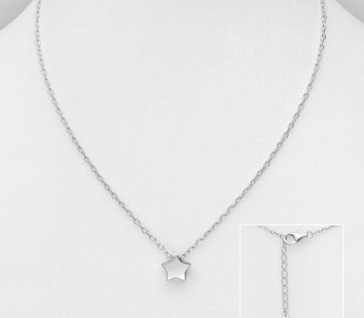 925 Sterling Silver Star Necklace