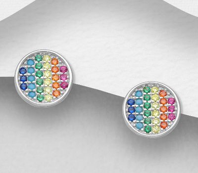 Malın səhifəsinə keç 925 Sterling Silver Circle Earrings